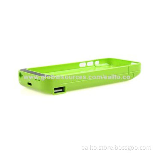 High Quality Power Cases for iPhone 5, 2,200mAh Capacity, Sized 62 x 16 x 136mm